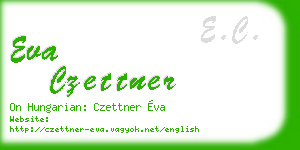 eva czettner business card